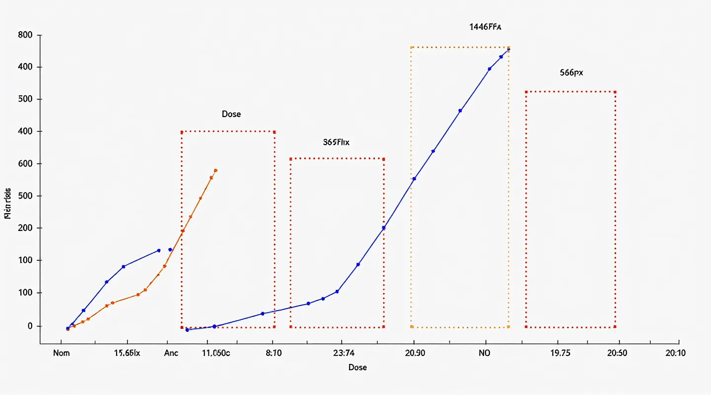Cartesian editorial diagram of the four-step Phase I CJC-1295 dose ladder (30 / 60 / 125 / 250 µg/kg) from Teichman 2006